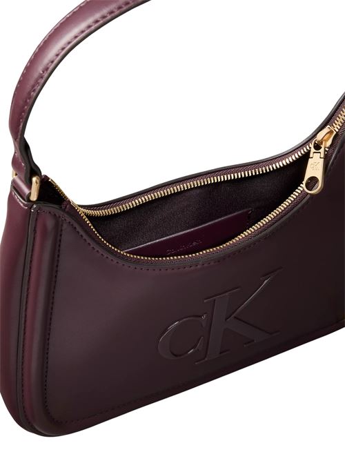 Borsetta prugna in poliuretano Calvin Klein | LV04F3230GBAP